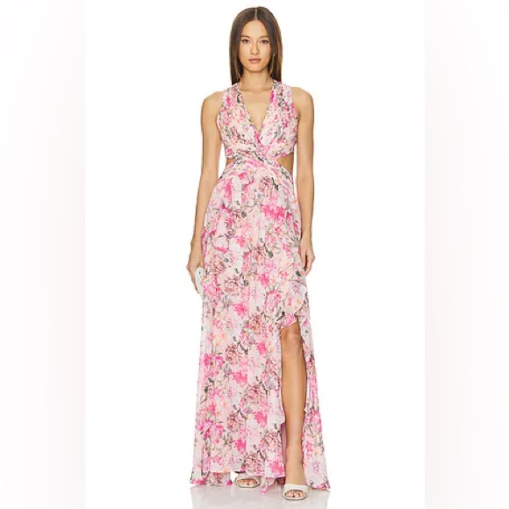 ASTR The Label Noya Dress in Peony Pink size small NWOT